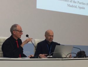 James Hansen and Stuart Scott at COP-25