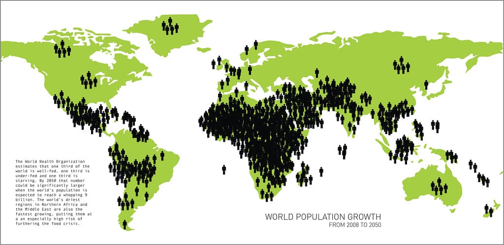 World Population Growth Map