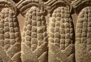 Ancient mesoamerican carving of maize