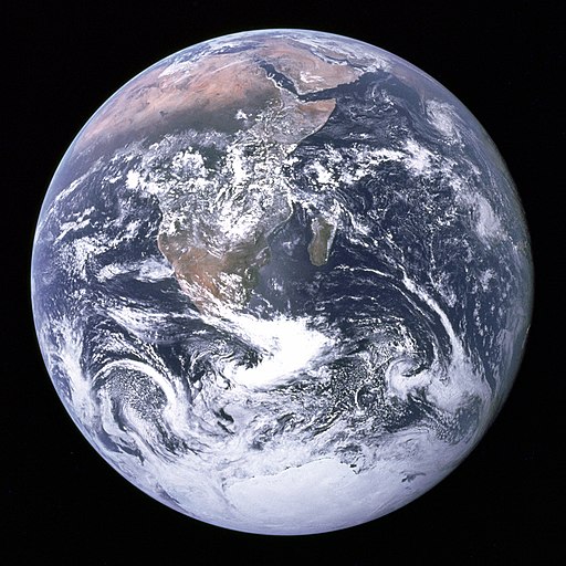 Image of Earth by NASA is in the public domain.